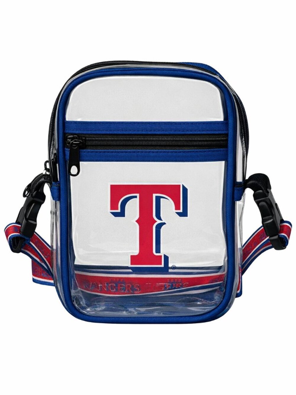 Texas Rangers Clear Crossbody Messenger Bag
